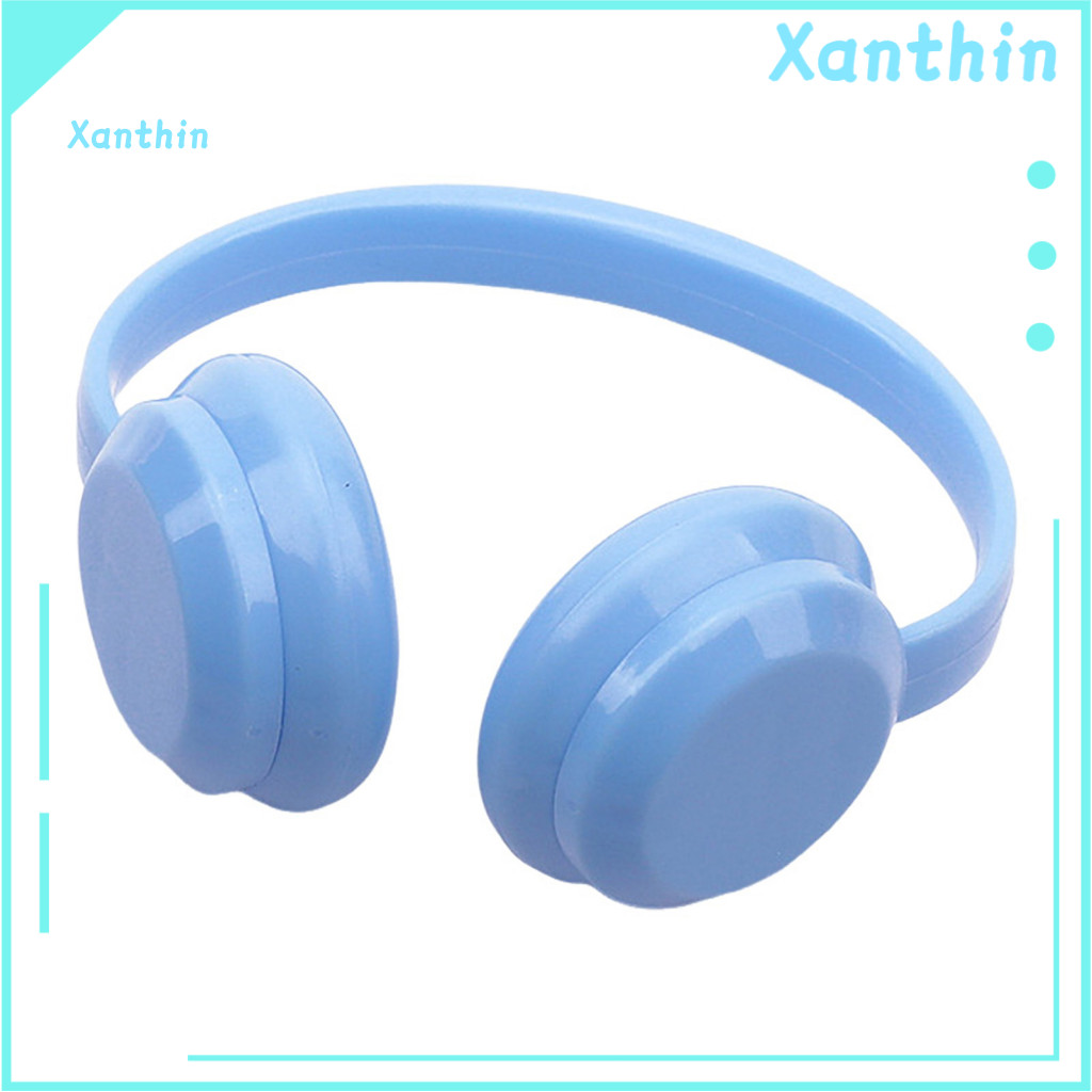 Colorful Doll Headphones Baby for Dolls 17cm Earphones Cute Fashion Accessories for Kids Play Photography Props and Trav