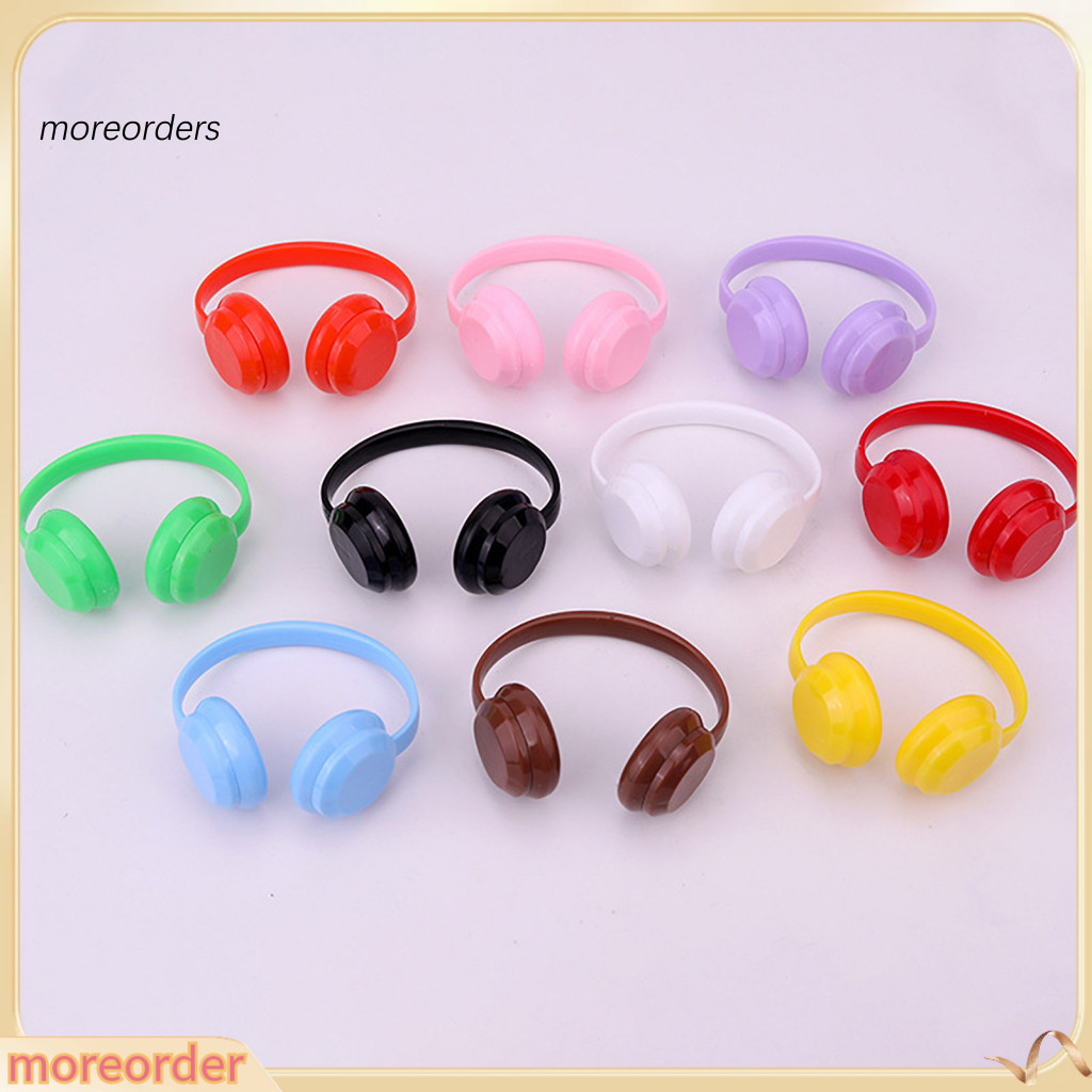 Baby Headphones 17cm Doll Earphones Cute Fashion Accessories for Kids Play Photography Props and Travel – Perfect Gift