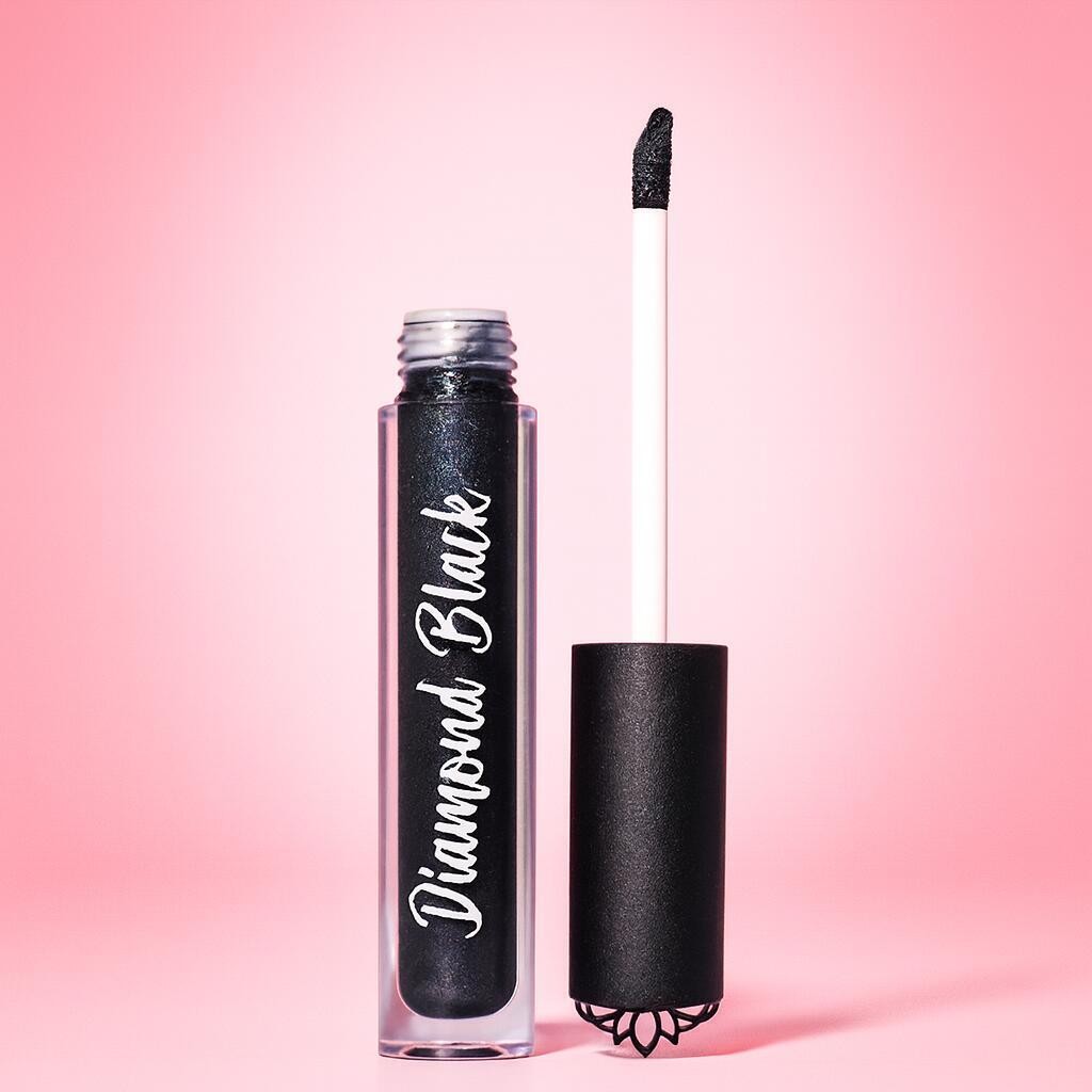 Gloss Labial Mágico Diamond Black Miss Lary