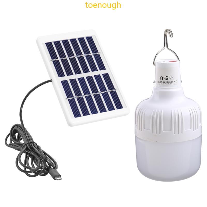 Toe LED Lâmpada Solar 50W 80W Emergência Ar Viagem Pesca Luz Acampamento