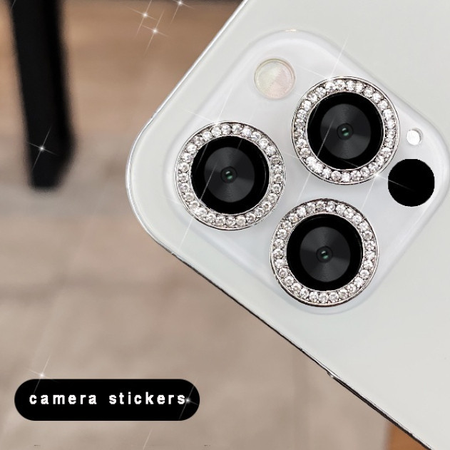 Kit De Filme De Lente De Câmera Brilhante Para iPhone Strass XR/11 PRO MAX/12 MINI 13/13 14/14 PLUS 15/15 PR