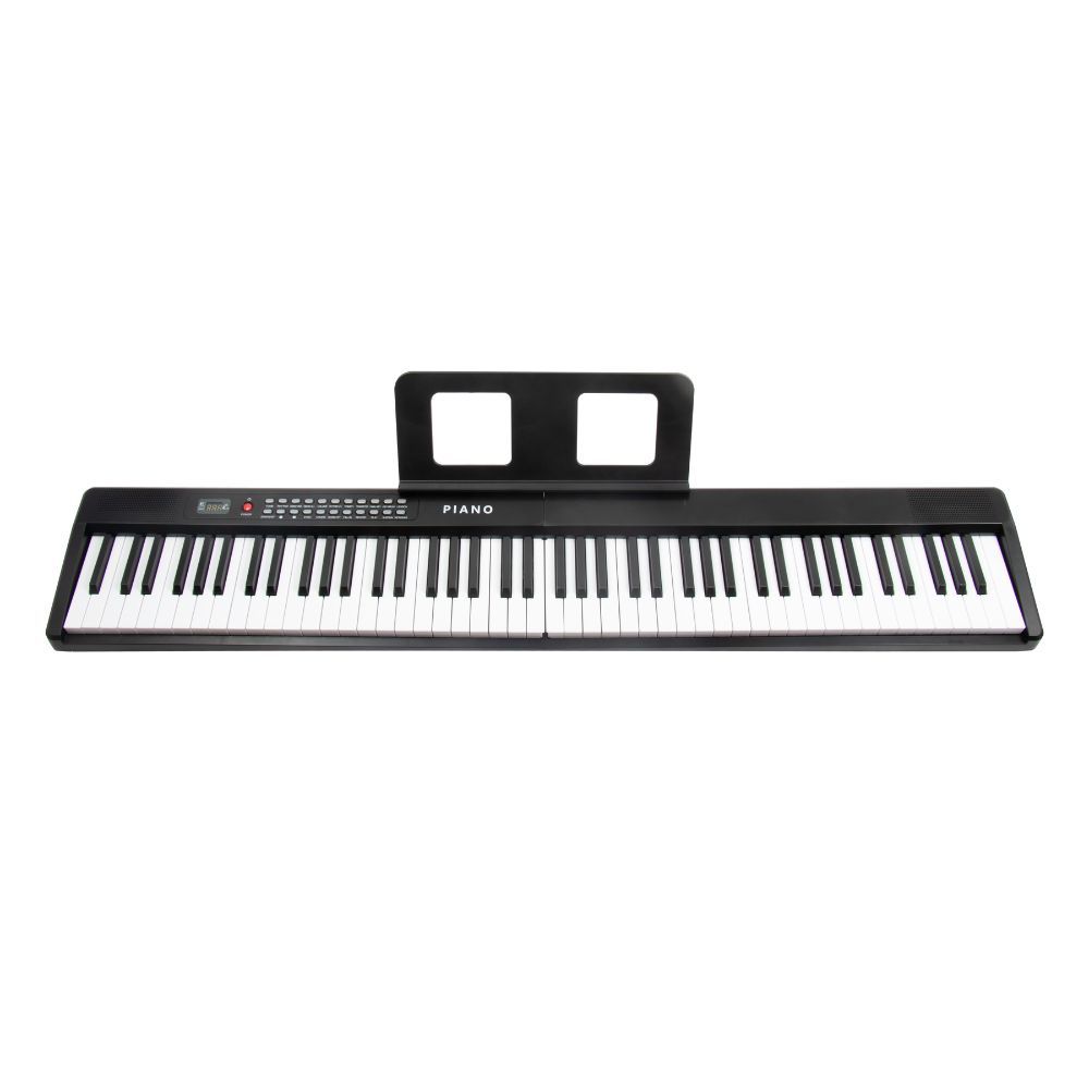 Piano Digital Dobrável 88 Teclas Sensitivas Bluetooth