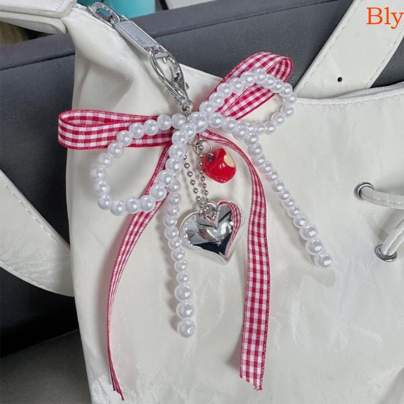 Telefone Bly Pearls Bead Chaveiro Detalhes Laço Para Festas E Datas