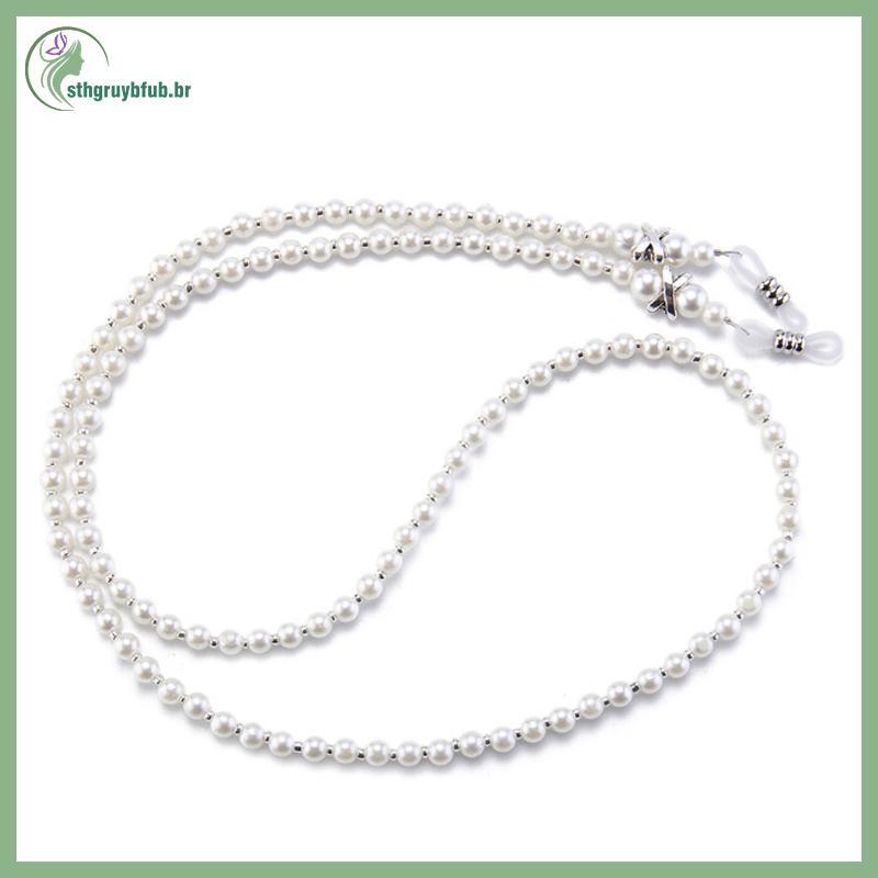 STHB Pearl Óculos De Sol Titular Corrente Leitura Ne Cord Metal Strap BR