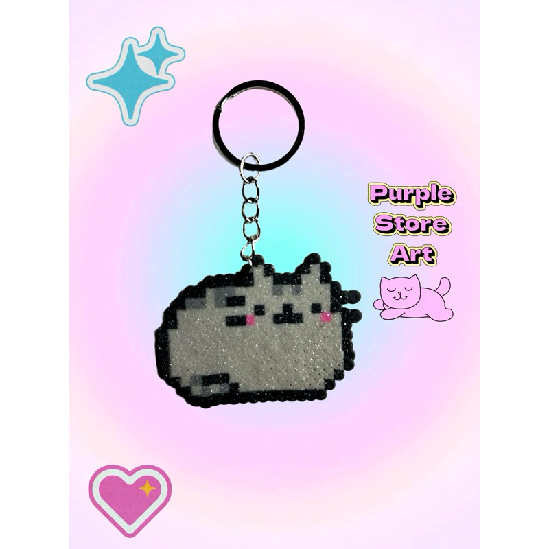 chaveiro hama beads pearl beads anime aesthetic geek cute kawaii chave lgbtqia