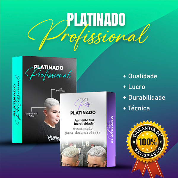 Cabelo Platinado Profissional - Curso para Barbeiro