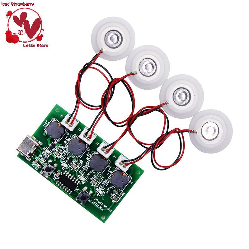 Beautyus Fabricante De Névoa E Placa De Circuito Do Driver 4 Fogger Filme Atomizador Folha Oscilante 1/5 Pçs DC5V Tipo-C