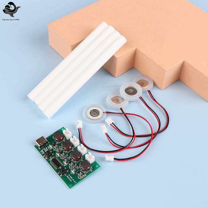 PFG DC5V Tipo-C Mini Umidificador Kits DIY Fabricante De Névoa Driver Placa De Circuito 4 Fogger Atomização Filme Folha