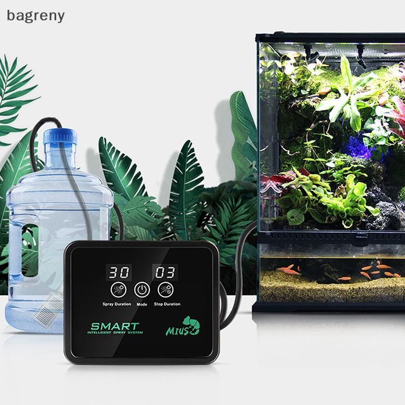 [bagreny] Sistema Inteligente Névoa Floresta Tropical Tanque De Temporização Kit Réptil Fogger Terrários Umidificador Te
