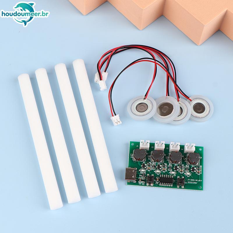HOUDO DC5V Tipo-C Mini Umidificador DIY Kit Mist Maker 4 Fogger Atomizador Placa De Circuito