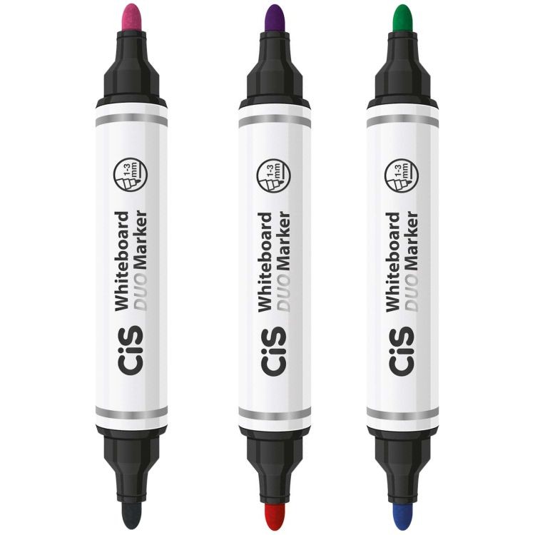 Marcador P/ Quadro Branco Whiteboard Duo Marker CIS