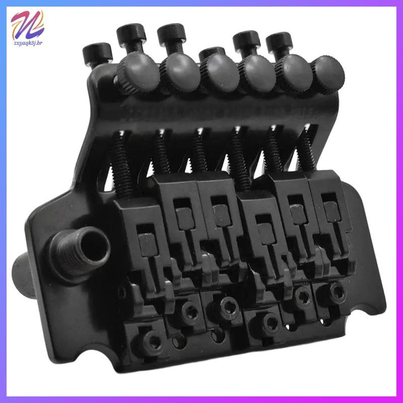 Sistema De Ponte Tremolo Dupla Com Guitarra Elétrica Whammy Bar Em Preto Cromado A