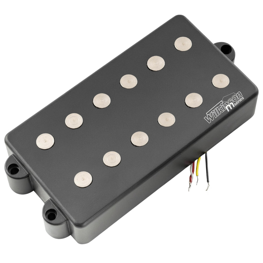 Pickup Captador Wilkinson Cerâmico Humbucker Baixo 6 Cordas Soap Bar 16,5K - Braço e Ponte