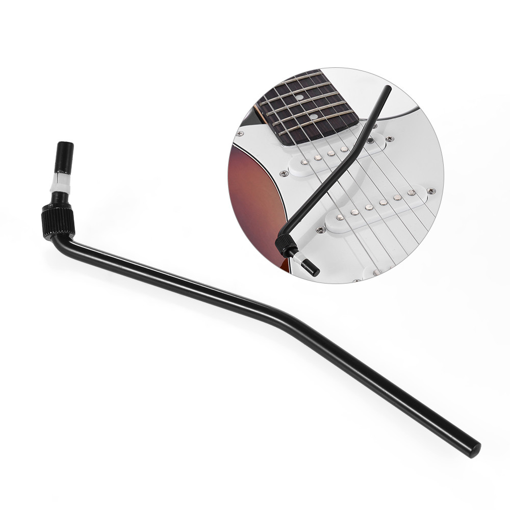 Sicibr Guitarra Elétrica Tremolo Trem Vibrato Braço Whammy Bar Manivela Alavanca Para Sistema De Ponte Preto