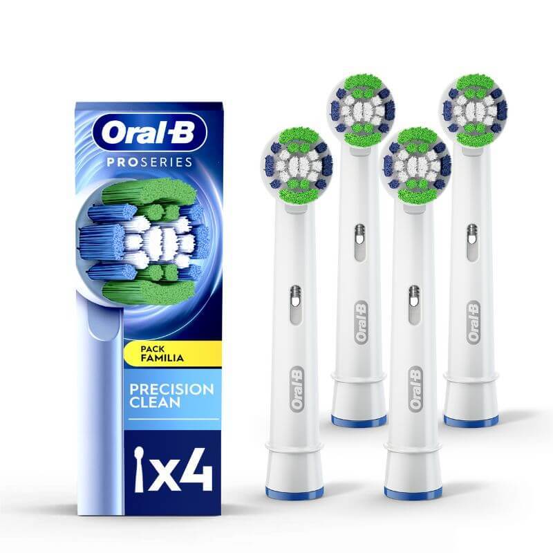 Refil/Cabeça de Reposição Escova de Dente Elétrica Precision Clean Oral-B 4 unidades