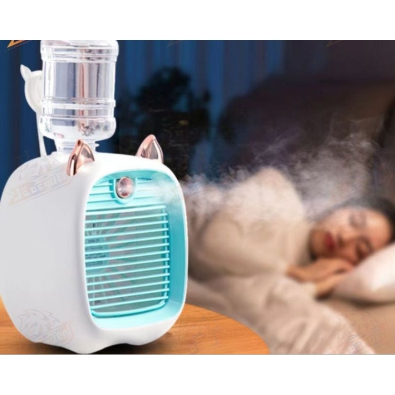 Mini Ar condicionado com Spray D'água Umidificador