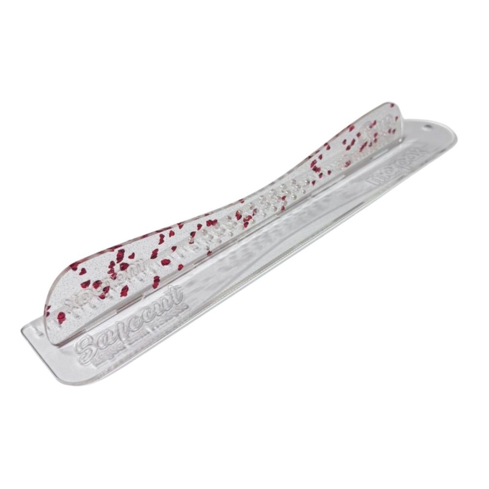 Régua com Proteção 30cm Safecut Acrílico Glitter Marpax