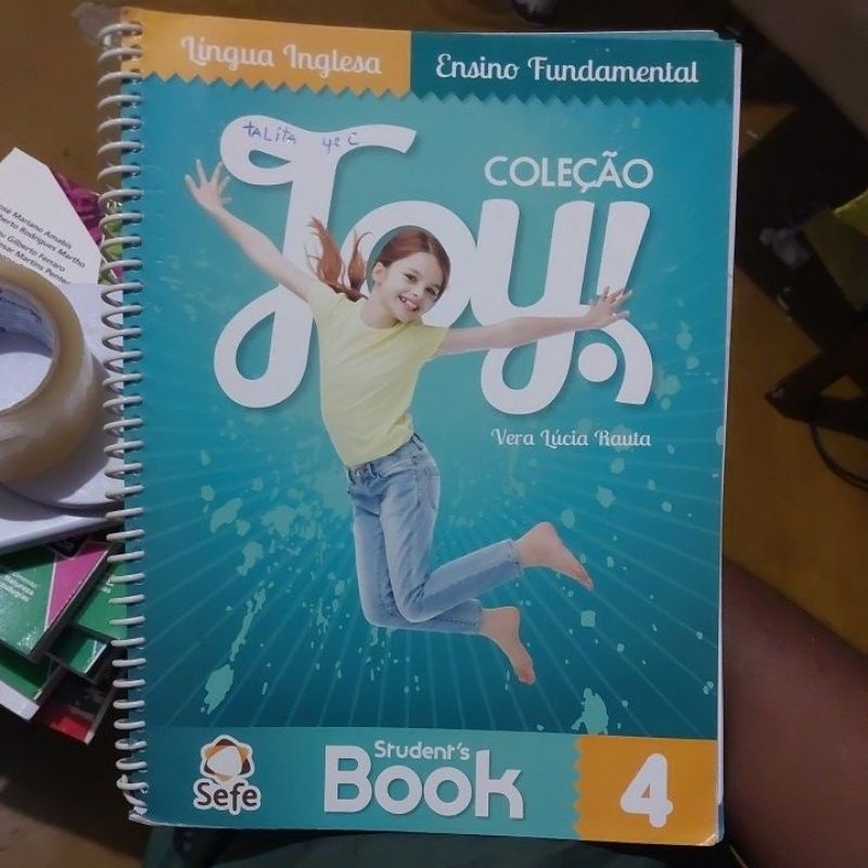 Livro - Coleção Joy 4 Student's Book - Ensino Fundamental Língua Inglesa - Vera Lúcia Rauta