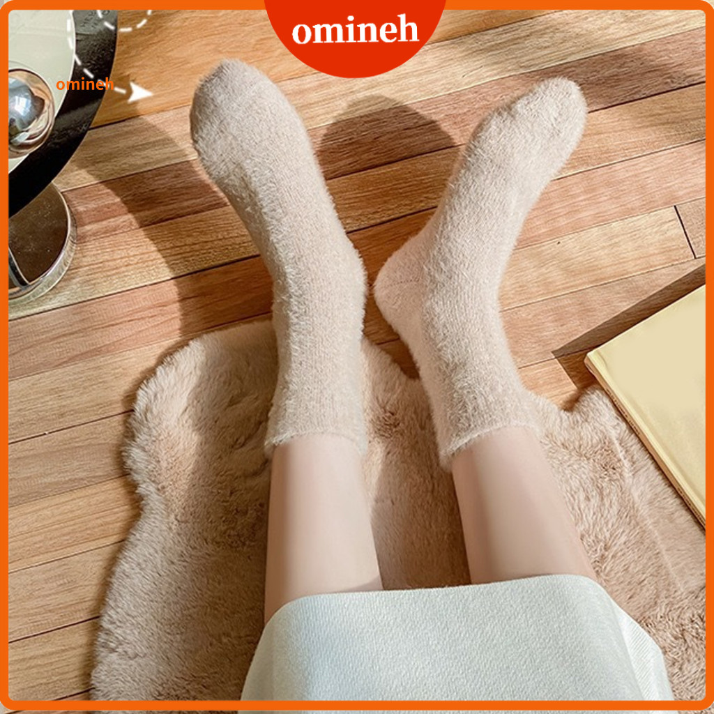 Non Slip Winter Hosiery Thickened Thermal Socks Women’s Imitation Mink Velvet – Soft Plush Warm Cozy for Home Indoor