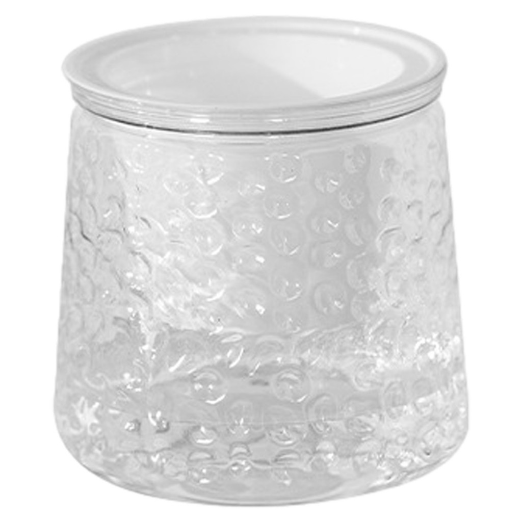 Self-watering Transparent Planter Pot for Indoor Succulents Hydroponic Plants Thick Embossed Decorative Flower Ideal for