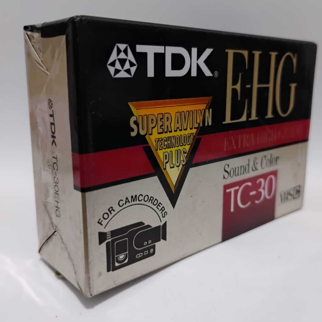 FITA VIRGEM LACRADA VHSC TDK/E-HG/ TC-30 - SUPER AVILYN SOUND & COLOR TECNOLOGY