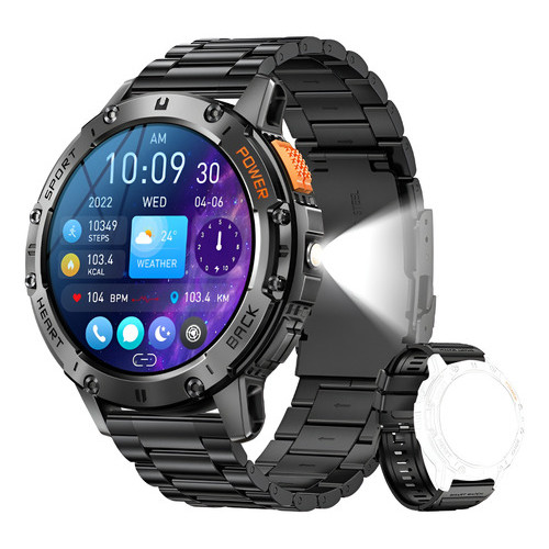 Relógio Inteligente Smart Watch Impermeável Sport Healthy Branco Preto Cinza-escuro