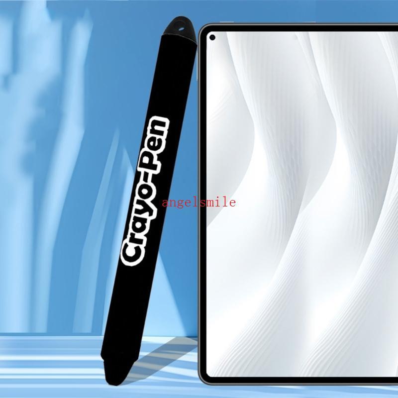 Caneta Desenho Kids Ponta Silicone Dobrável Cordão Anti-Perda Tela Toca Para Tablets