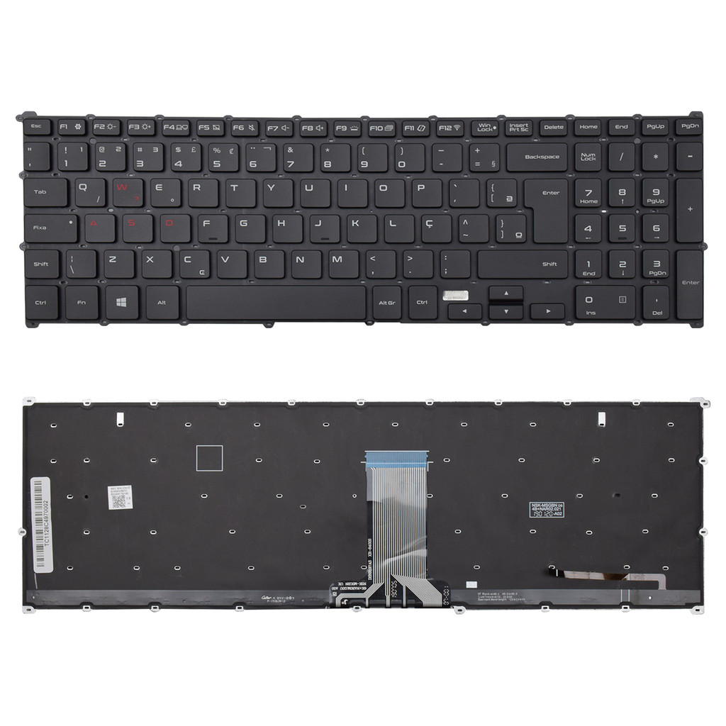 Teclado para Notebook Samsung Part Number NSK-MSGBN