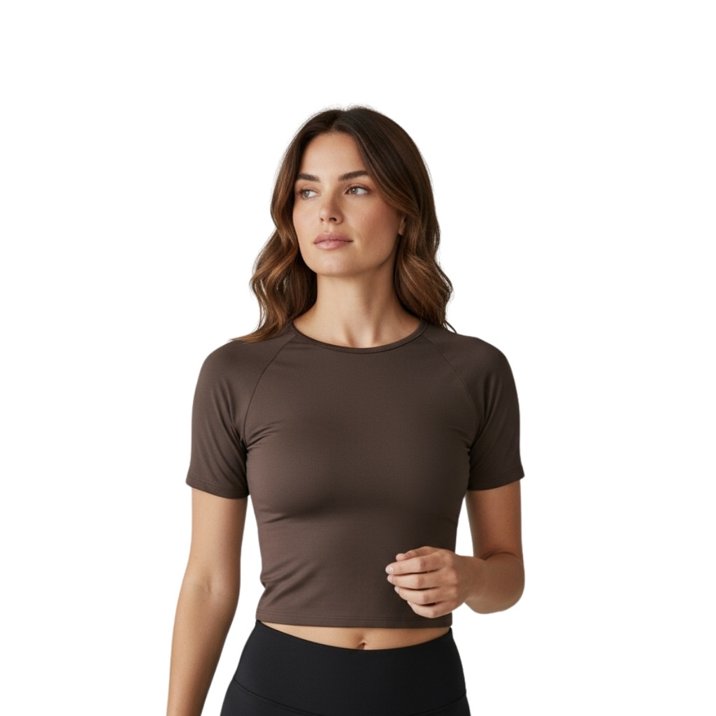 Cropped Fitness Lightness Mangas