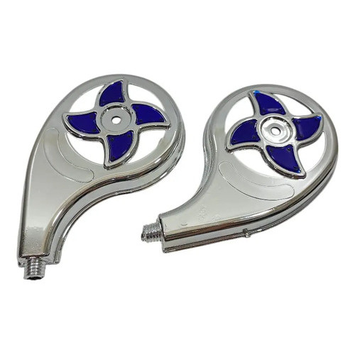 Par Calota Calotinha 4 Pontas Azul Forti Ar Caminhao Azul