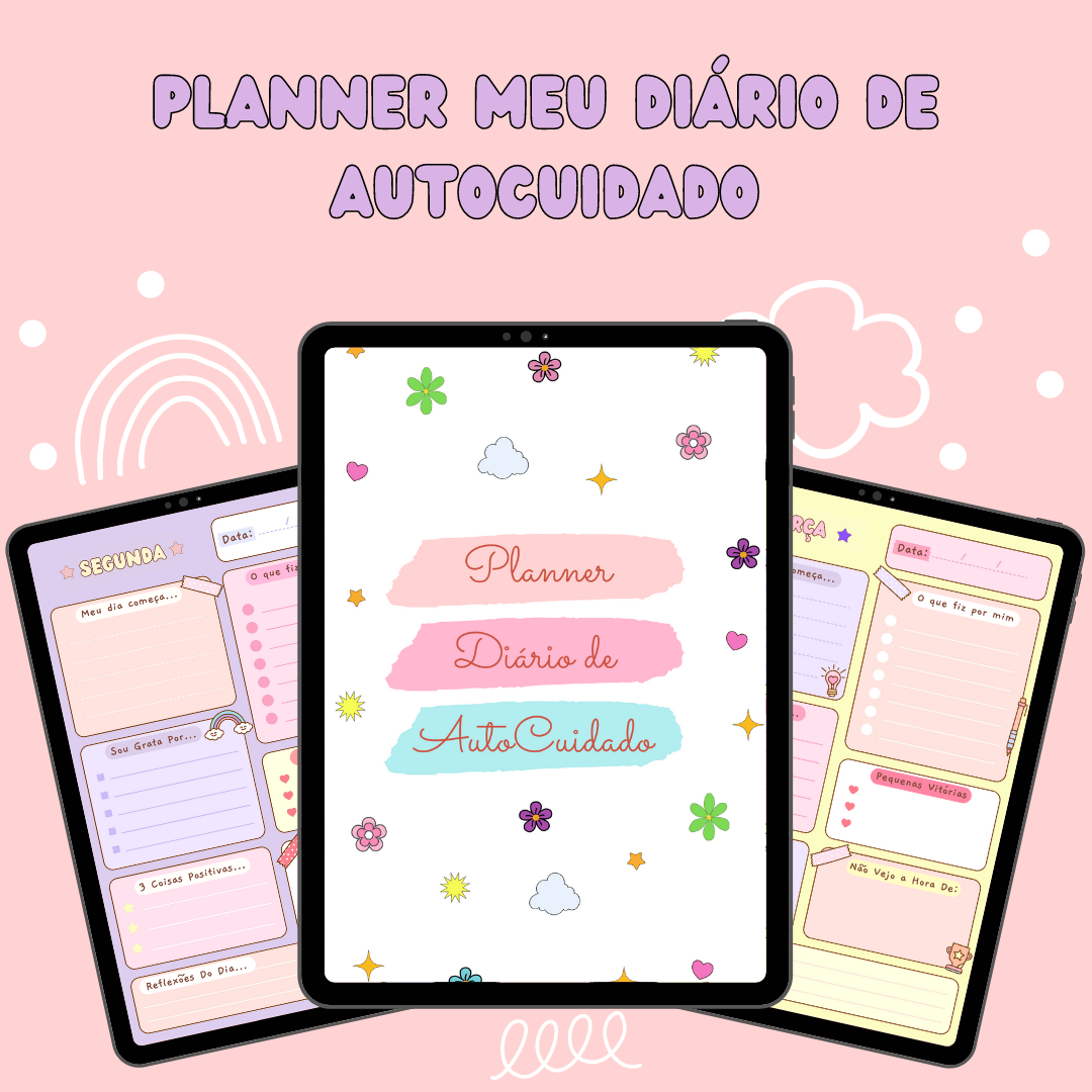 Planner Meu Diário de Autocuidado