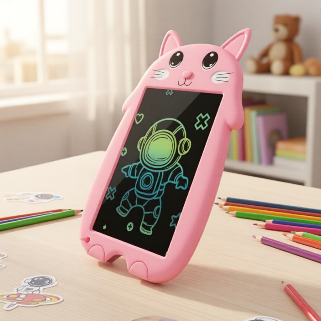 Tablet LCD para Escrita Infantil, Ideal para Rastreio e Desenho Escolar, Sem Sujeira de Giz