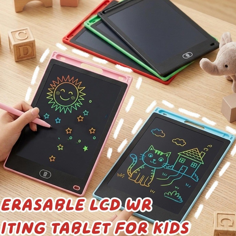 Tablet De Desenho LCD Colorido Para Crianças Zero Consumíveis Reutilizável Doodle Board Portátil Eye-Safe Writing Pad Pr