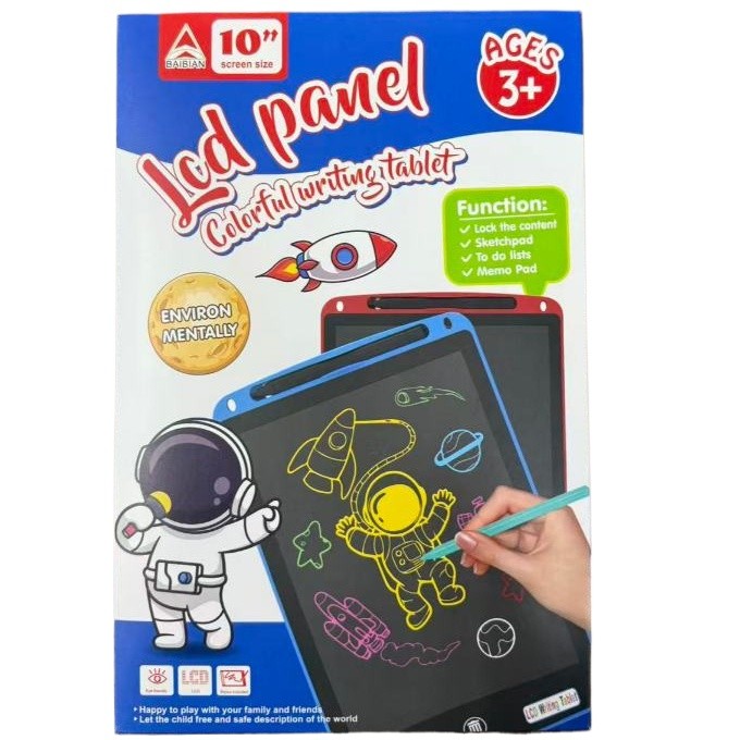 Lousa Mágica Colorida LCD - Colorful Writing Tablet 10 Polegadas