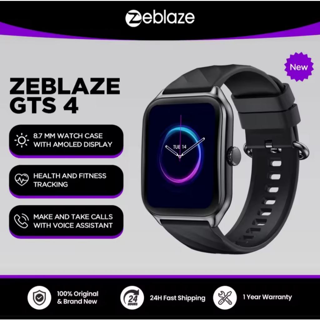 Relógio Inteligente Zeblaze GTS 4 Tela 1,94