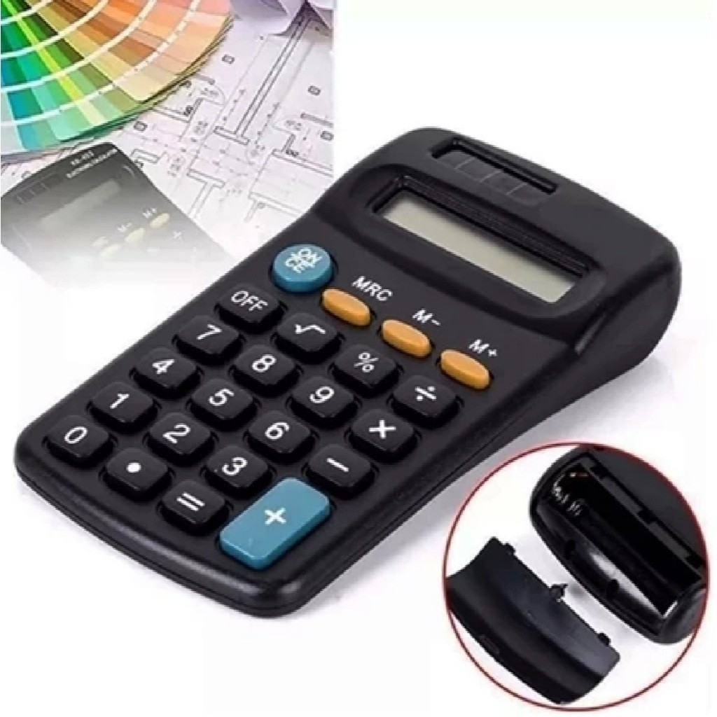Calculadora Digital Preta Pequena 8 dígitos ArtOffice