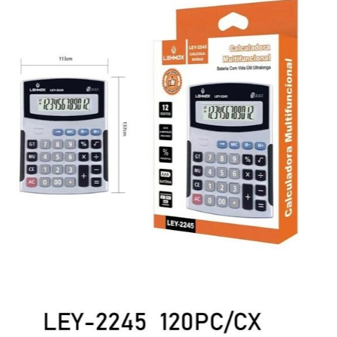 Calculadora Digital 8 Digitos Multi Função Lehmox -   LEY2245