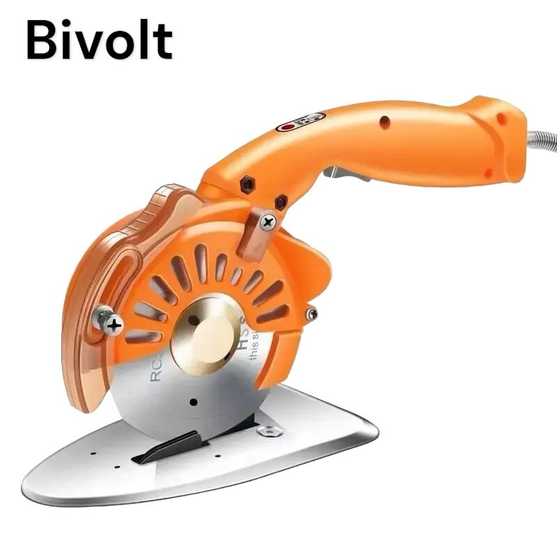 Máquina para Cortar Tecidos  com Disco de 4 polegadas, motor Direct-Drive, Luz na lâmina e 5 Velocidades bivolt