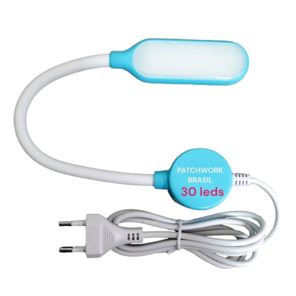 Luminária Para Máquina De Costura 30 Led Touch Flexivel Yoke pachwork br