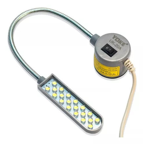 Luminária Lampada C/ 20 Led, Haste Flexível, Maquina Costura pachwork br