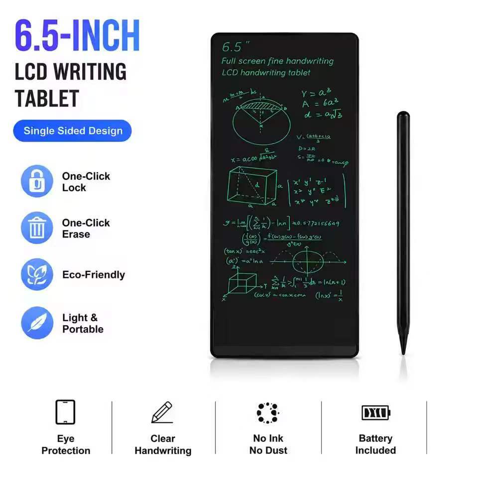Portátil 6.5-Polegada Tela Cheia Superfina Escrita LCD Tablet Conteúdo De Reunião Bloco De Esboço Magnético Quadro De De