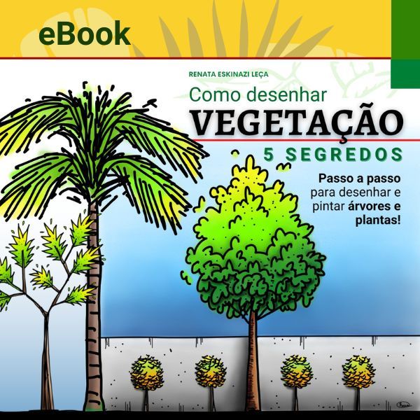 COMO DESENHAR VEGETAÇÃO - 5 Segredos