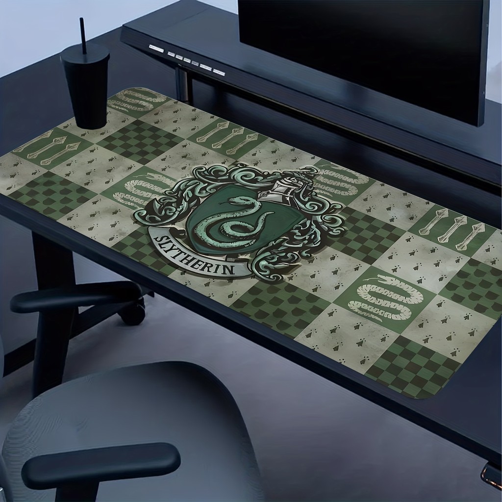 Mouse Pad De Alta Qualidade Ultra HD Com Estampa de Casa De Hogwarts Sonserina