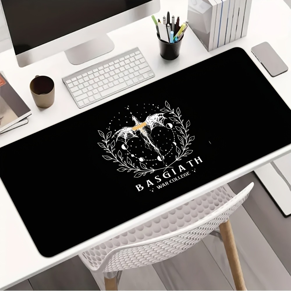 Mouse Pad Ultra HD Com Estampa Fourth Wings Quarta Asa Basgiath Instituto Ridoc Dain Tair Andarna