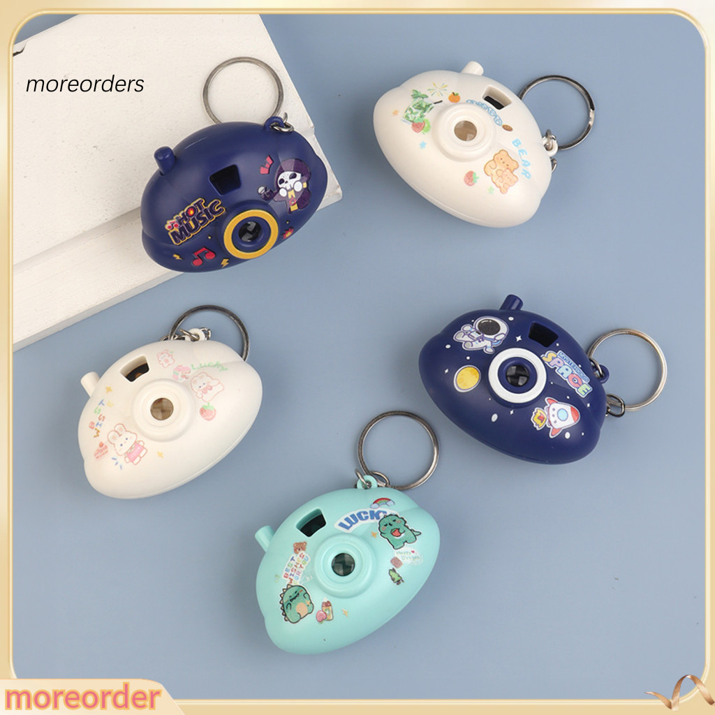 Mini Cartoon Camera Keychain with Slide Projector Light – Fun Kids Toy Pendant for Bags Backpacks Perfect Gift Grab Ma