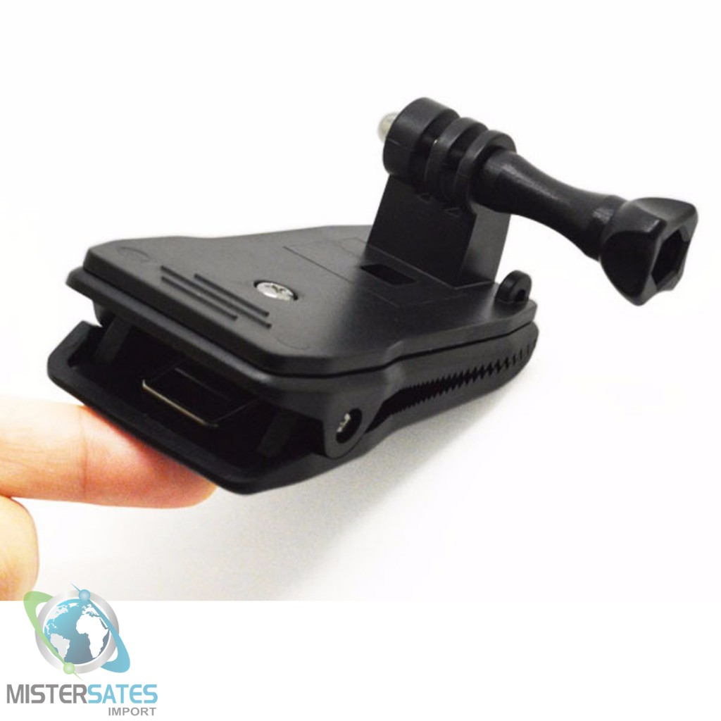 Go pro Acessórios 360 Graus Rotary Backpack Hat Clipe Grampo Gopro