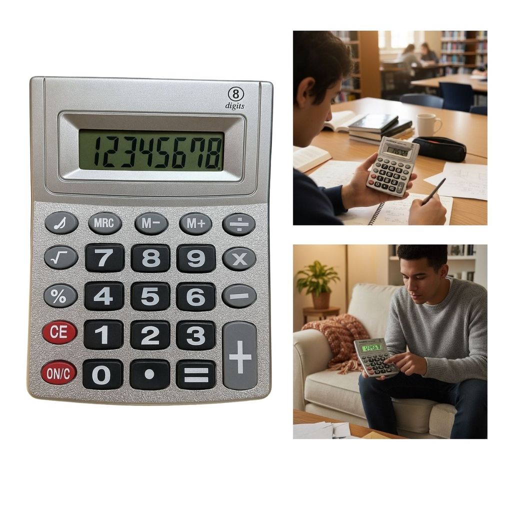 Calculadora Media 8 Dig Escritório Atacado  Escola Uso Diário Portátil Estudante Comercial Papelaria
