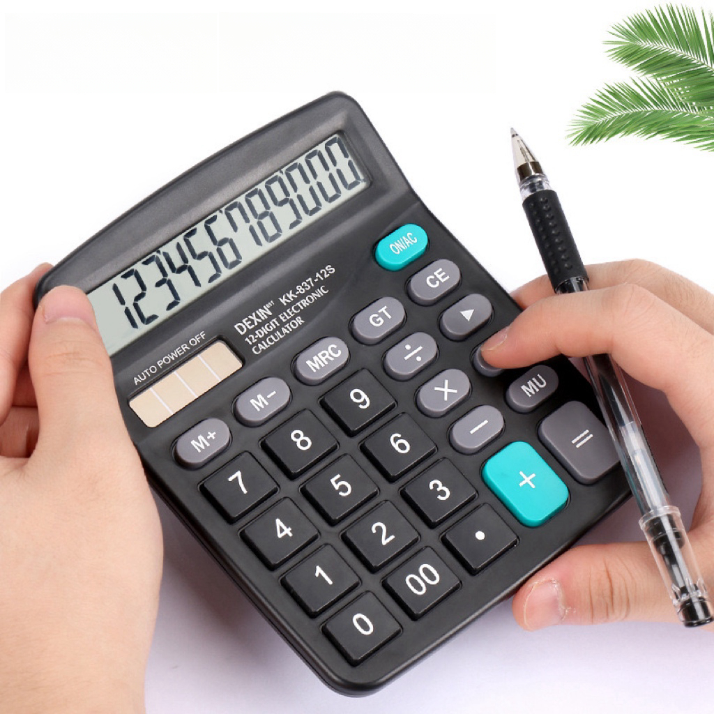 Calculadora 12 Dígitos Painel Solar AK-J003