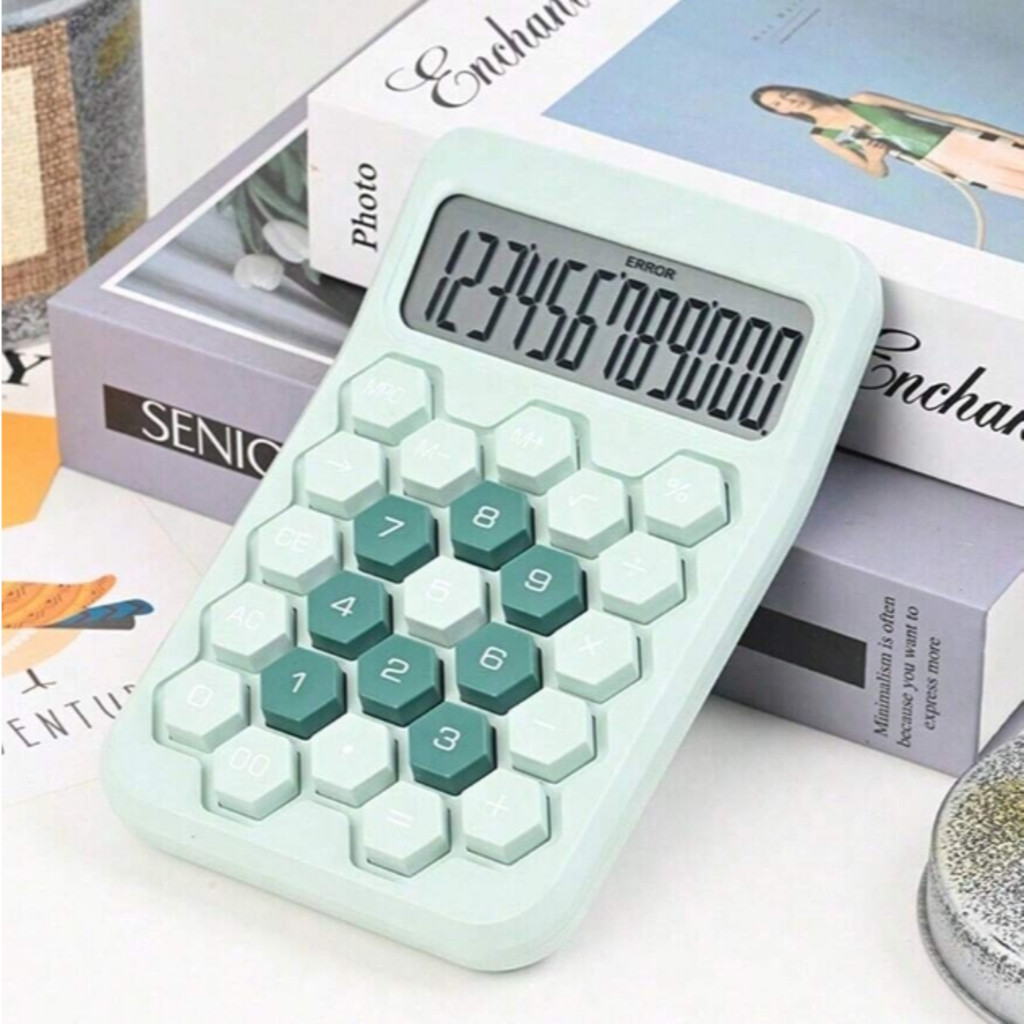 Calculadora De 12 Dígitos De Teclas Grandes Teclado Flexível Para Estudantes Meninos E Meninas Escritório Colorido