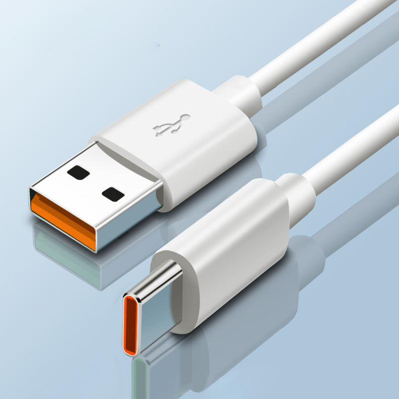 Cabo de Carregamento Rápido Tipo C 6A para Huawei, Xiaomi, Samsung e Oneplus